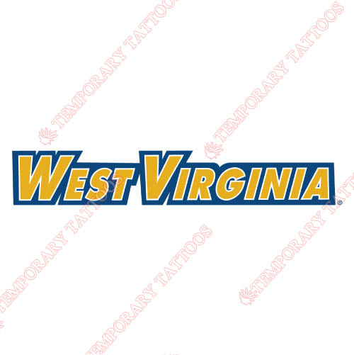West Virginia Mountaineers Customize Temporary Tattoos Stickers NO.6927